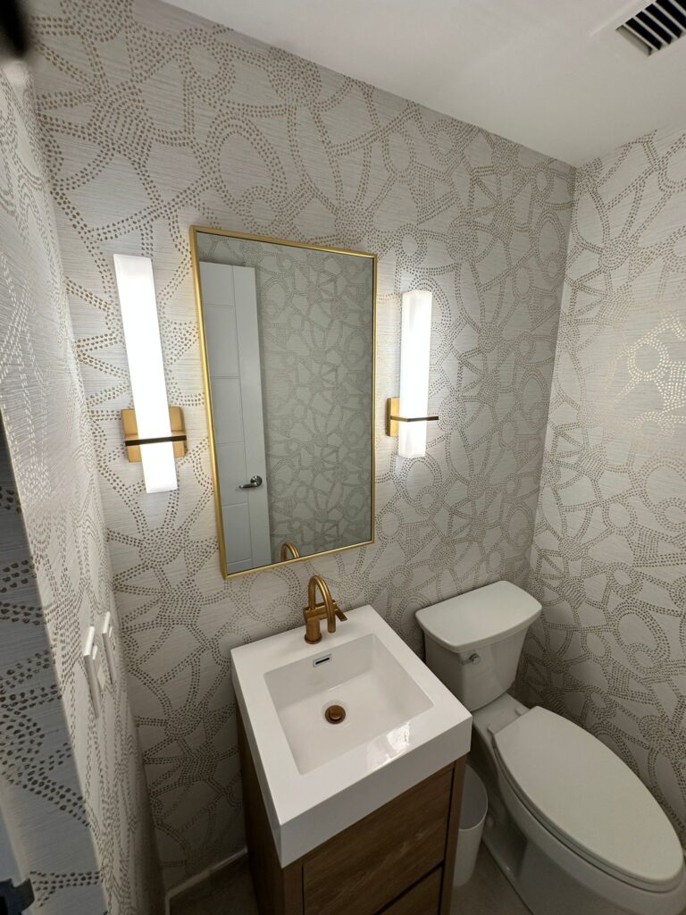 Ocean Club West 727 | Powder Room Renovation